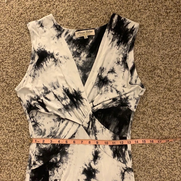 Parisian Tie Dye Cutout Maxi Sleeveless Dress - Picture 10 of 14